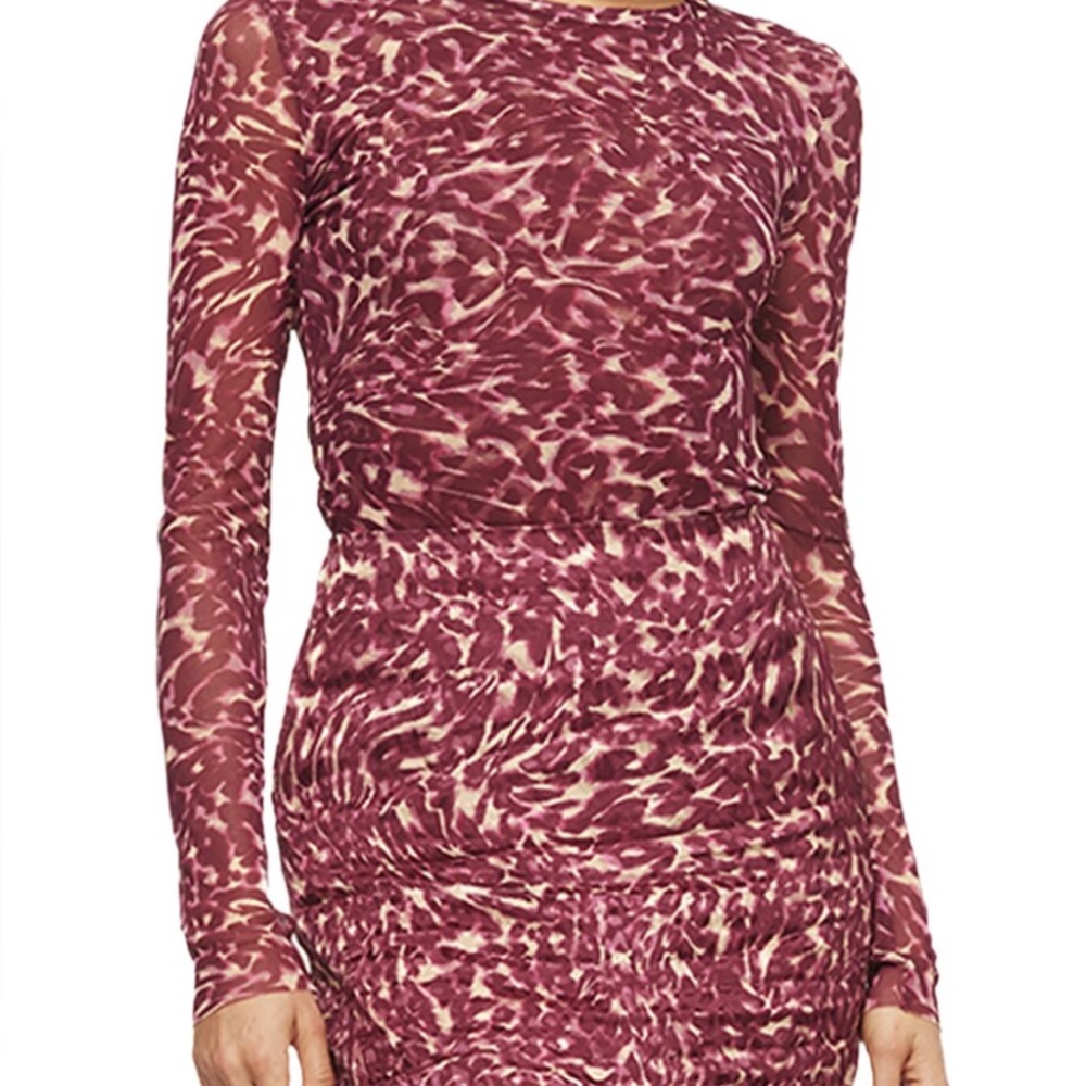 MISS Los Angeles LuLa Long Sleeve Animal Print Top